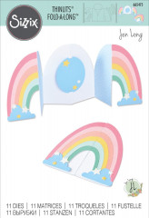 Thinlits Die Set - Card, Rainbow Fold-a-Long