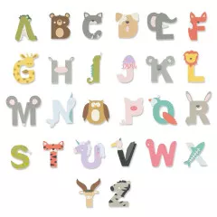 Thinlits Die Set - Animal Alphabet