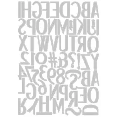 Thinlits Die Set - Stylized Alphabet