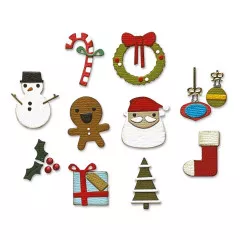 Thinlits Die Set by Tim Holtz - Christmas Minis