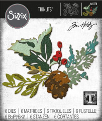 Thinlits Die Set by Tim Holtz - Holiday Brushstroke No. 2