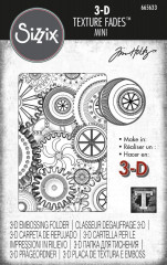 3D Embossing Folder - Mini Mechanics