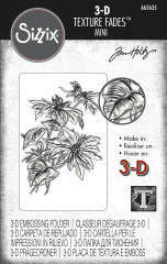 3D Embossing Folder - Mini Poinsettia