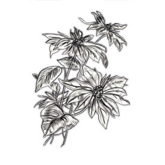 3D Embossing Folder - Mini Poinsettia