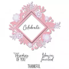 Framelits Dies w/Stamps Set - Floral Celebration