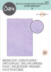 Multi-Level Embossing Folder - Rainbow Sky