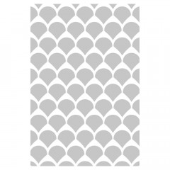 Multi-Level Embossing Folder - Fan Tiles