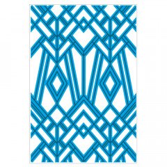 Multi-Level Embossing Folder - Geo Diamonds