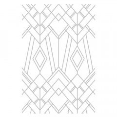 Multi-Level Embossing Folder - Geo Diamonds