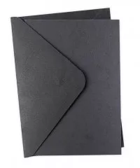 Sizzix Surfacez Card and Envelope Pack - Black