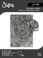 3D Embossing Folder - Tree Rings by Tim Holtz