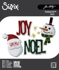 Thinlits Die - Vault Holiday Tidings by Tim Holtz