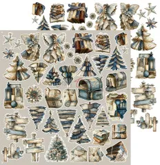 Snow Games Extras Set Festive Motive mit Engeln und winterlichen Bäumen