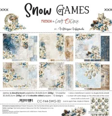 Snow Games - 12x12 Paper Set by Katarzyna Kedzierska