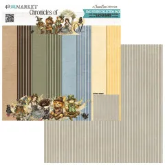 Solids Collection Pack mit Bonusbogen in feinen beigen Nadelstreifen