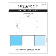 Spellbinders - Kinetic Card Bases - Double Slider Kinetic Card Blanks