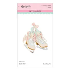 Spellbinders Etched Dies - Christmas Blush - Frosty Skates by Frank Garcia