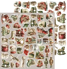 Craft O'Clock Spirit Of Christmas Extras Set Jolly Spielzeug und Kugeln