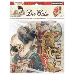 Stamperia Die-Cuts - Oriental Garden - Assorted