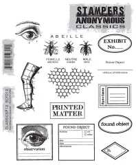 Stampers Anonymous - Cling Stamps - Classics #12