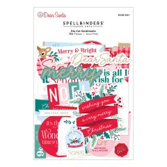 Spellbinders - Dear Santa - Die Cut Sentiments