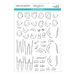 Spellbinders Clear Stamps - Storybook Illustrations - Illustrated Man by Josh Griffiths