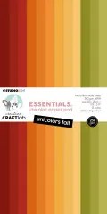 Studio Light 6x12" Unicolor Paper Pad - Unicolors Fall