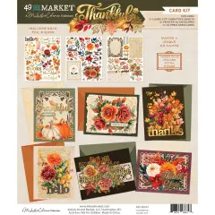 49 And Market Card Kit - Thankful with Gold Foil by Michelle Coleman