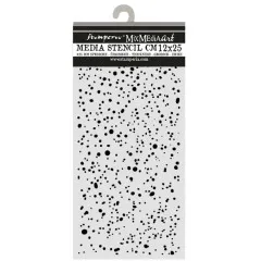 Stamperia Thick Stencil - Cosmos - Spots by Cristina Radovan