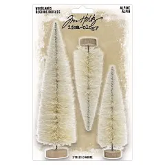 Tim Holtz - Idea-Ology - Woodland Tree Alpine Trio