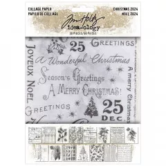 Tim Holtz - Idea-Ology - Collage Paper - Christmas 2024