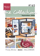 Titelseite des Marianne Design Katalogs 'The Collection' Nr. 165 September 2026 mit Motiven zu Frosty Winter, Musik und Halloween