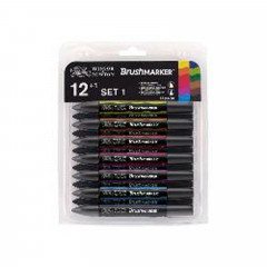 Winsor and Newton Brushmarker Set - Vibrant Tones