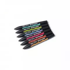 Winsor and Newton Brushmarker Set - Mid Tones