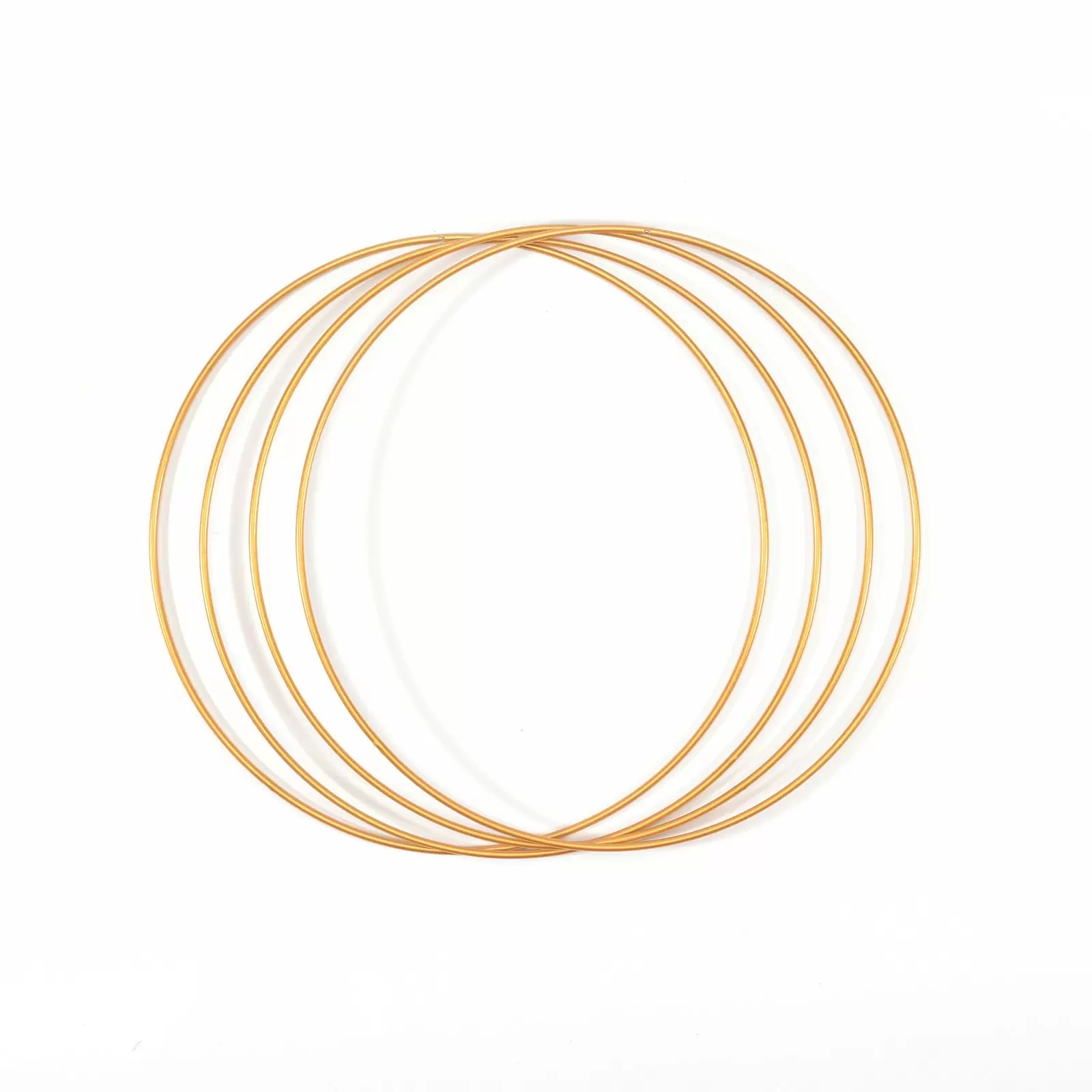 Vaessen Creative Metallringe 25 cm Gold (4er)