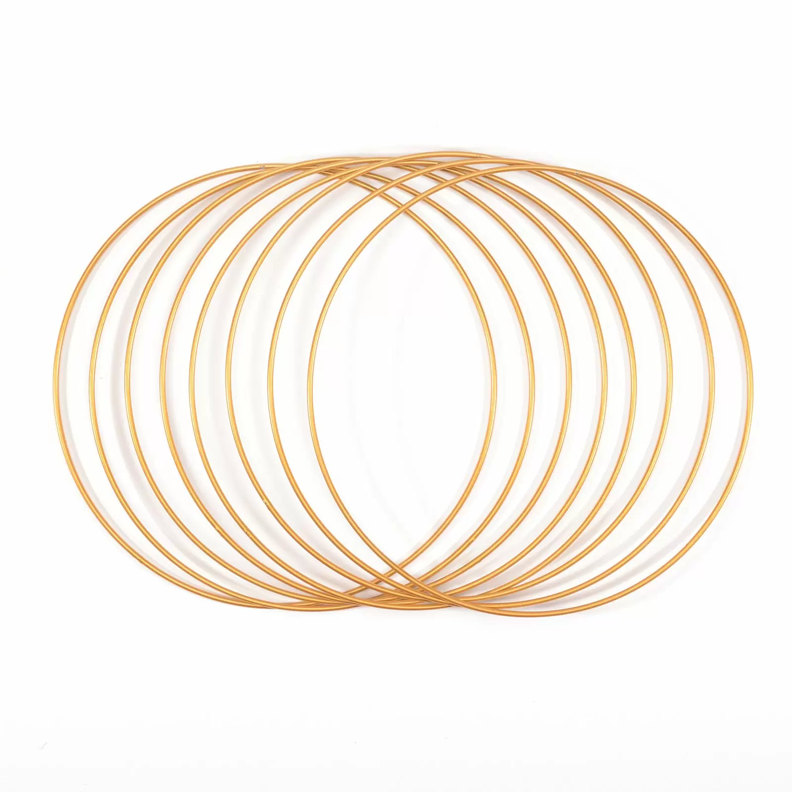 Vaessen Creative Metallringe 25cm Gold (8er)