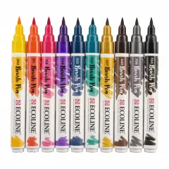 Ecoline Brushpen Set (10er) - Dark