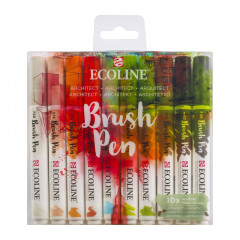 Ecoline Brushpen Set (10er) - Architect