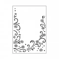 Embossing Folder - Floral Border