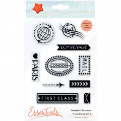 Tonic Studios Stamps Set- Jetsetters Passport 2