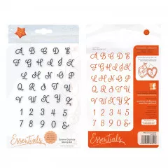 Clear Stamps - Cursive Capitals