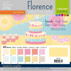 Florence 12x12 Cardstock Paper - Pastel Smooth