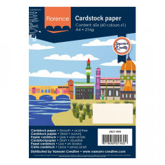 Florence Cardstock Smooth A4 Multipack