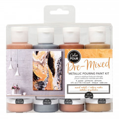 Color Pour Metalllic Painting Set