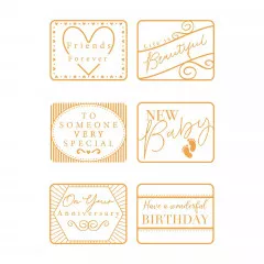 Essentials Simply Stamped Stamps Set - Rectangular Sentiment