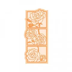 Verso Die - Roses Floral Split Stripes