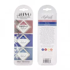 Nuvo Diamond Hybrid Ink Pads - Blue Blossom