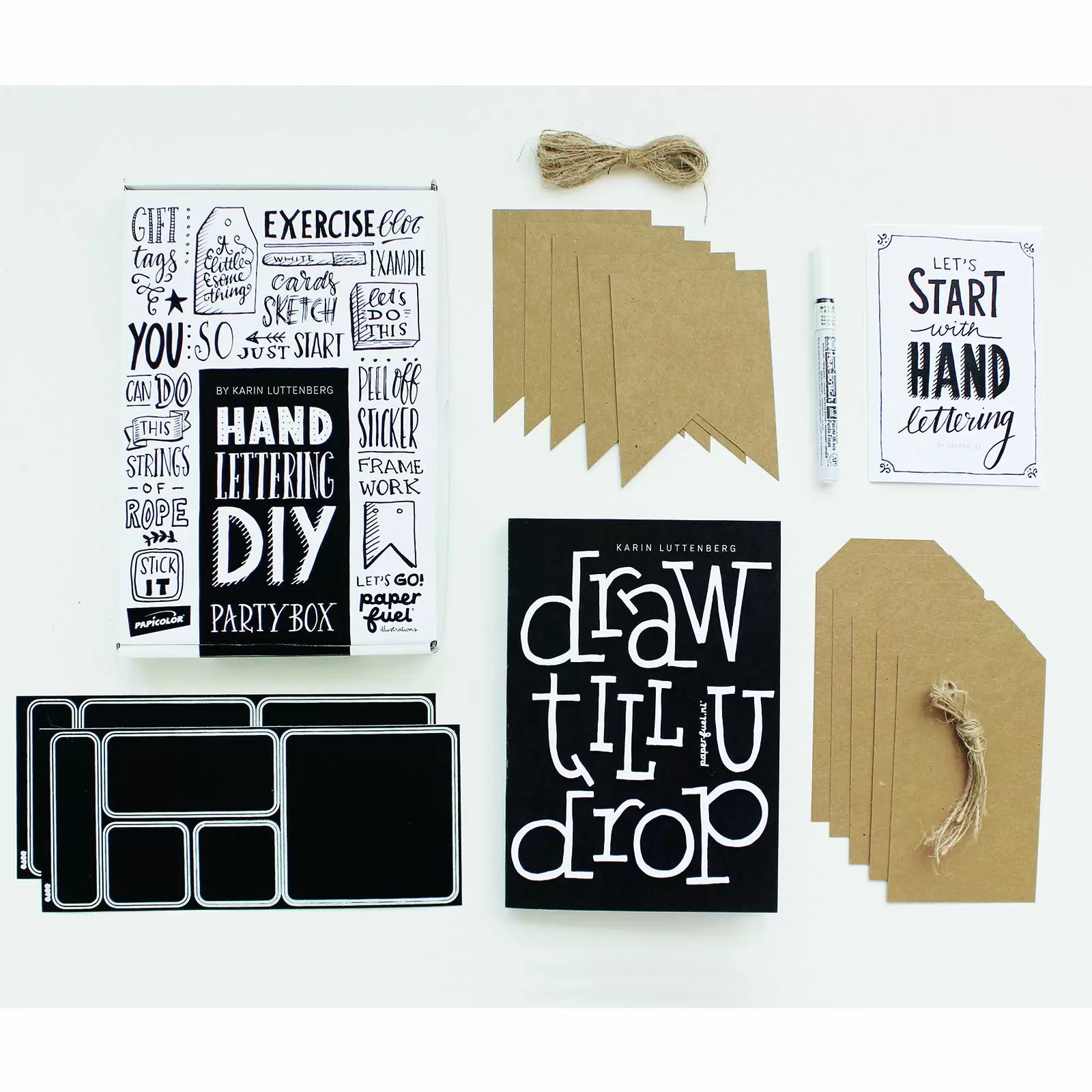 Paperfuel DIY Handlettering Partybox