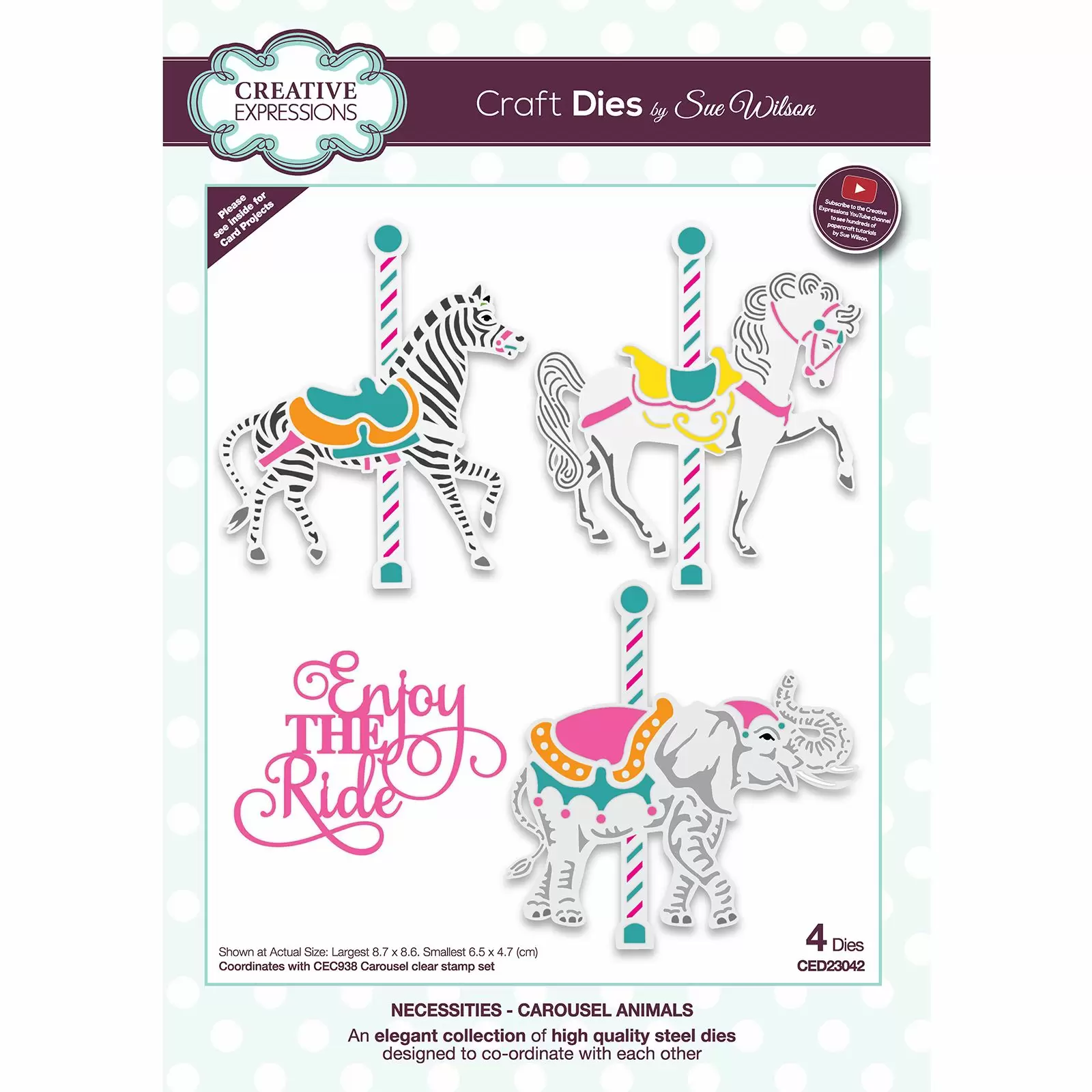 Craft Dies - Carousel Animals