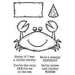 Woodware Clear Stamps - Mr Crab